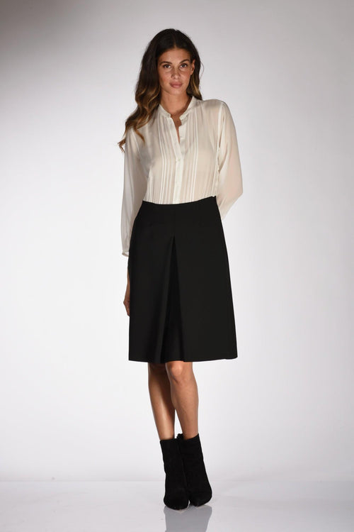 Abito Bitessuto Bianco/nero Donna