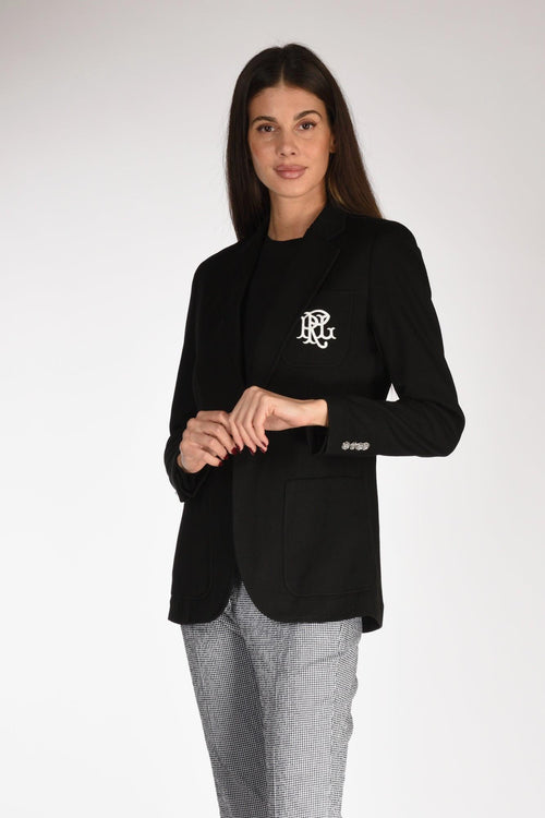 Blazer Jaquard Nero Donna