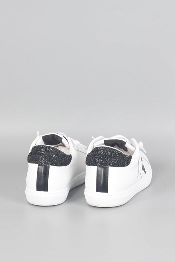 Sneaker One Star Glitter Bianco/nero - 3