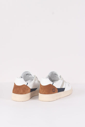 Sneaker Court Vintage White/camel - 4