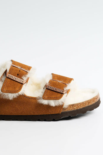 Ciabatta Arizona Shearling Cammello Donna - 5