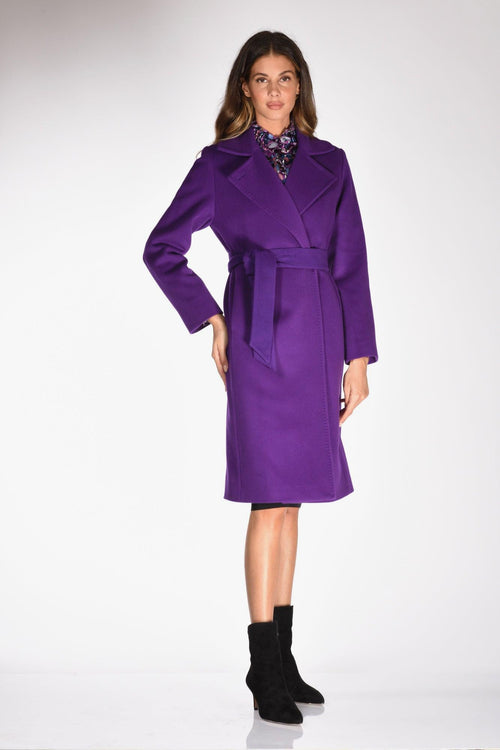 Cappotto Vestaglia Viola Donna