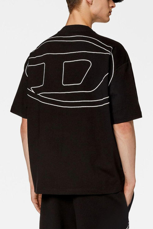 T-shirt Nero Uomo T-Boggy-Megoval-D