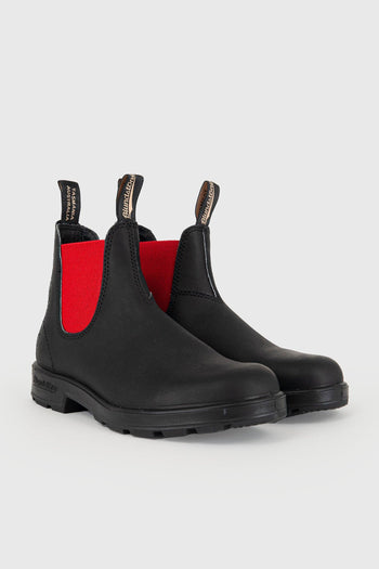 Stivaletto Beatle 508 Pelle Nero/Rosso - 3