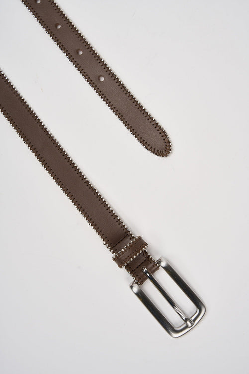 Cintura in Pelle Marrone