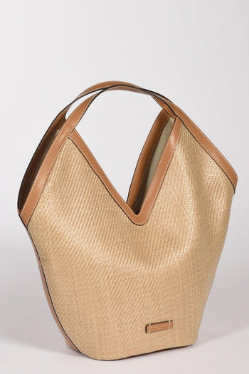 Borsa Anfora Beige/beige Scuro Donna - 3