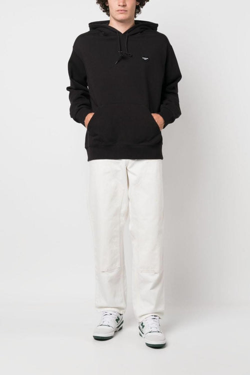 Pantalone Straight Cotone Bianco