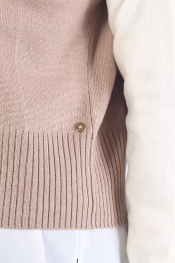 Databile Maglia Sollo V Beige/cammello - 7