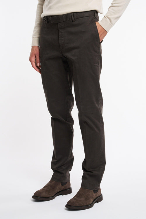 Pantalone Regular Marrone Uomo