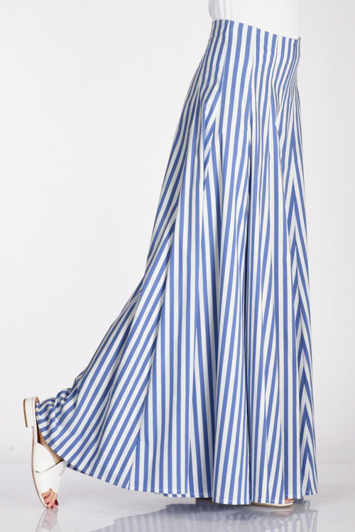 Pantalone Debby Blu/bianco Donna