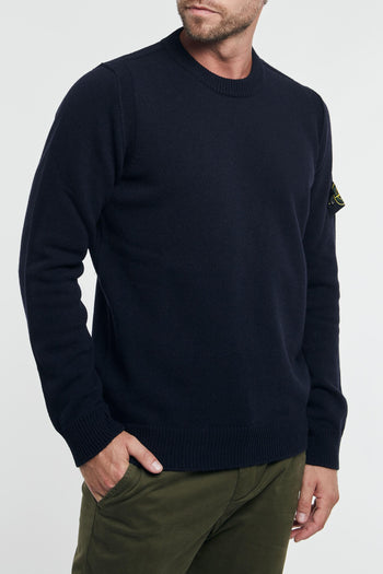 Maglia Lambswool Blu Uomo - 3