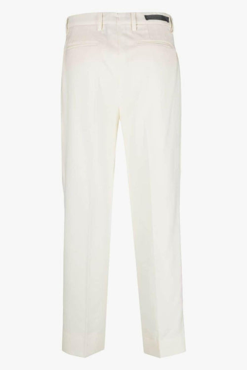 Pantaloni Lana Vergine/Spandex Bianco - 2