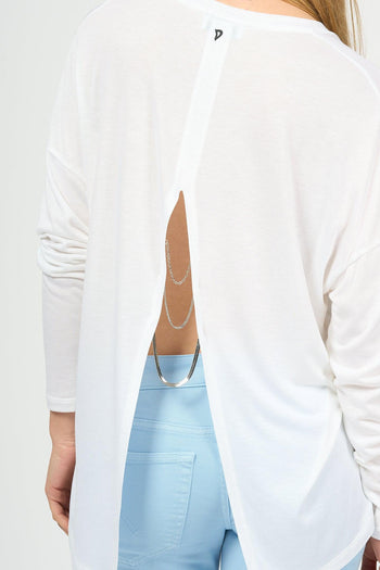 Maglia Catenelle Bianco Donna - 5