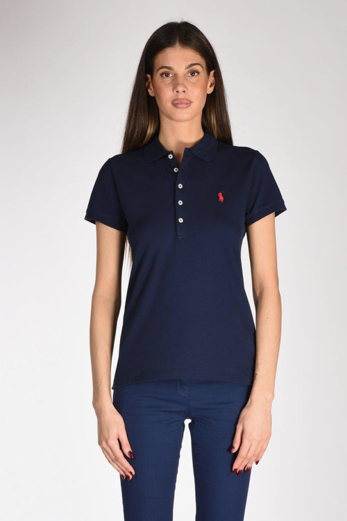 Polo Colletto Blu Donna - 2