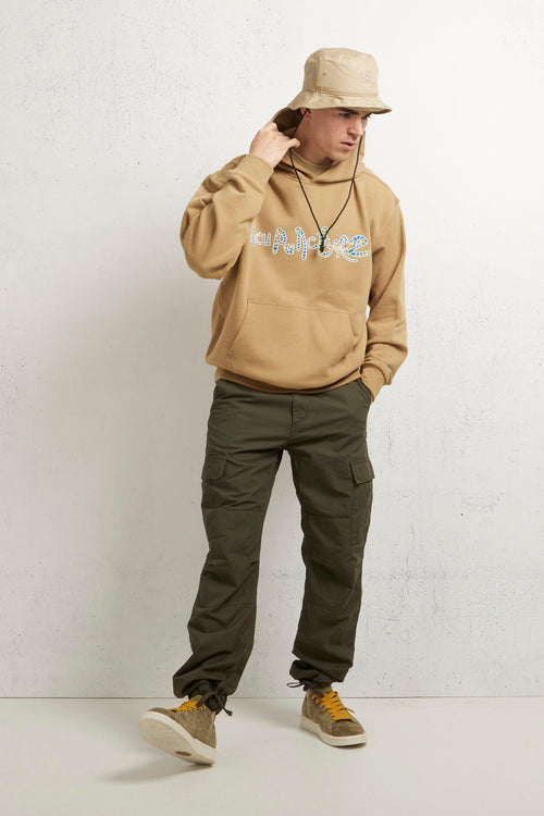 Acu Hoodie Marrone Uomo - 1