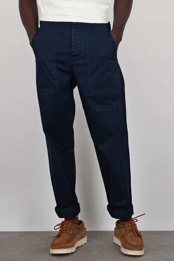 Pantalone Fatigue Cotone Blu - 3