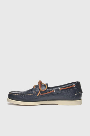 Mocassino Dockside Portland Pelle Blu Navy - 5