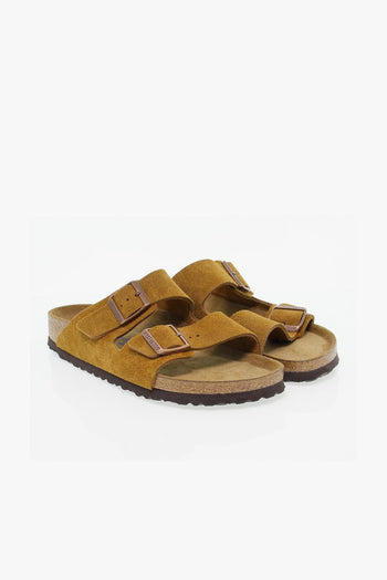 Sandalo ARIZONA SOFT FOOTBED in camoscio ocra - 5