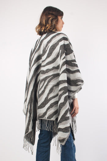 Poncho Jaquard Zebra - 4