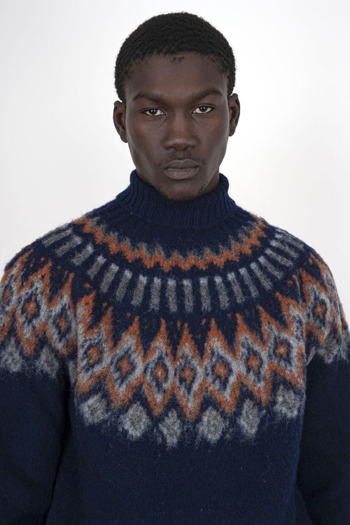 Maglia Love On The Rocks Blu Navy Uomo