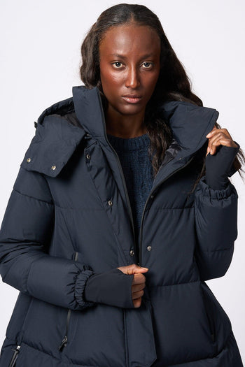 Piumino Laminar Blu Scuro Donna - 3