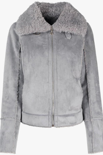 Giubbotto Camoscio Grigio - 2