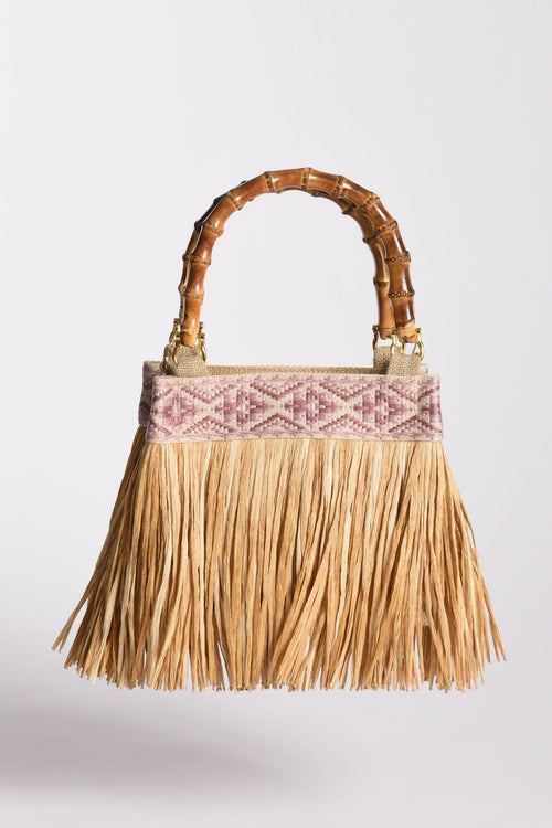 Borsa Caipirinha Beige/rosa Donna