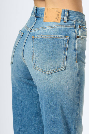 Jeans Korea Blu Medio Donna - 6