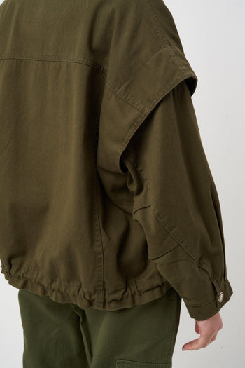 Washed Cotton Jacket 9031 Green - 10