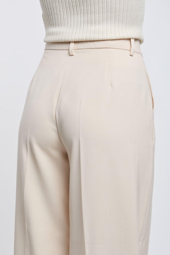 Max Mara Pantalone 100% WV Bianco - 6