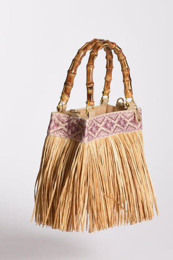 Borsa Caipirinha Beige/rosa Donna - 5