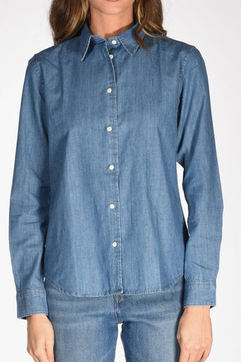 Camicia Denim Blu Jeans Donna - 3