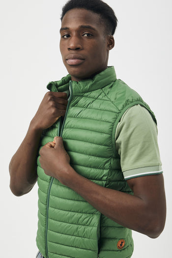 Adamus gilet smanicato verde - 6