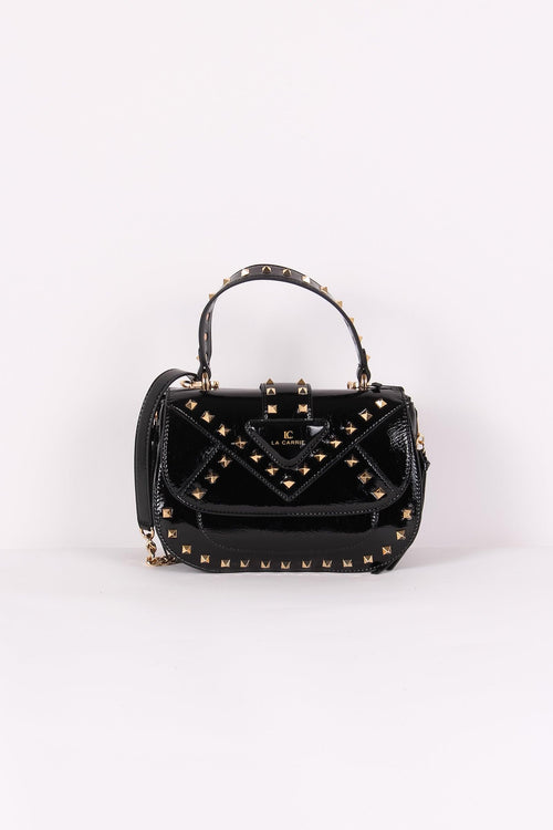 Tracolla Grande Vernice Black