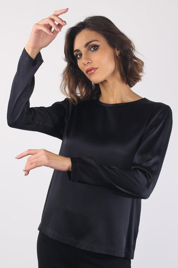 Casacca Seta Nero - 6