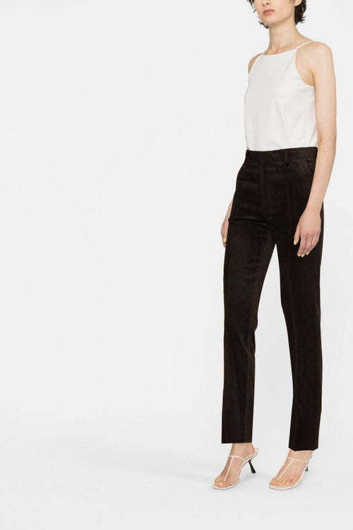 Pantalone Multicolore slim a vita alta