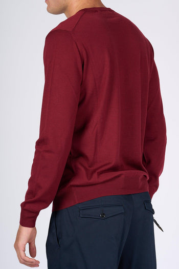 Maglia V Pukaky Rosso Scuro Uomo - 3