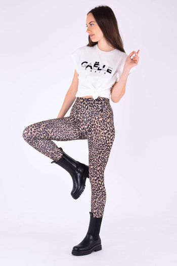 Leggings Animalier Macula/beige - 3