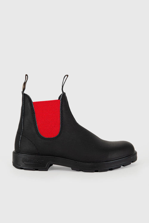 Stivaletto Beatle 508 Pelle Nero/Rosso