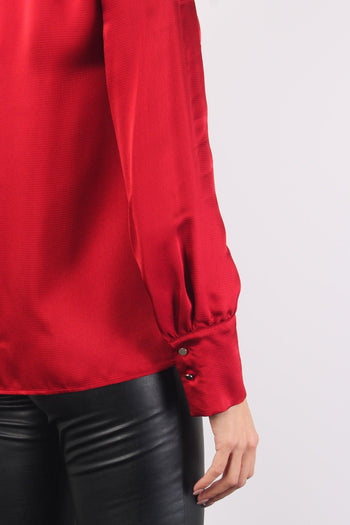 Dinamo Blusa Scollo V Rosso - 6