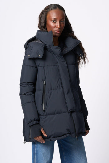 Piumino Laminar Blu Scuro Donna - 5