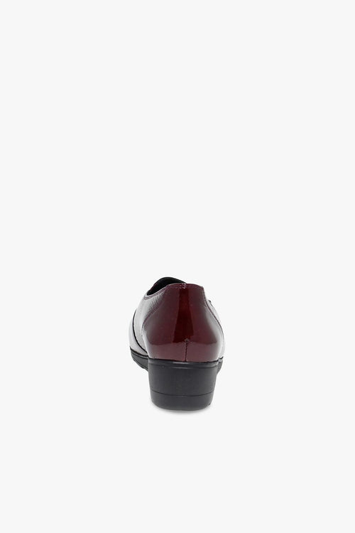 Scarpa bassa BERTRANE MOBILS ERGONOMIC in vernice bordeaux - 2