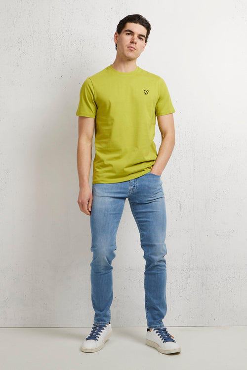 Plain T-shirt Verde Uomo