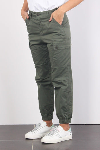 Pantalone Cargo Bull Verde Militare - 5