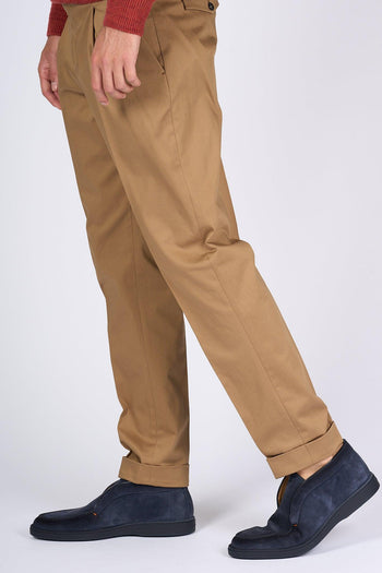 Pantalone Rebel in Satin Cammello Uomo - 3