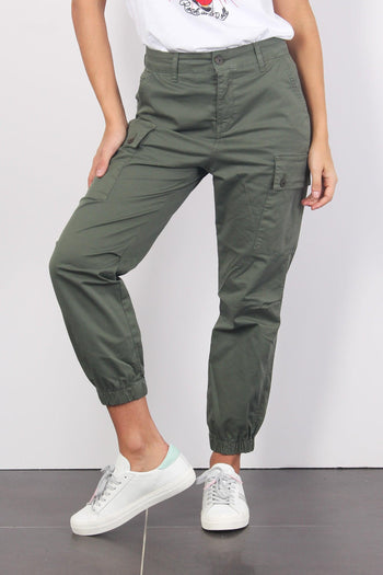 Pantalone Cargo Bull Verde Militare - 2