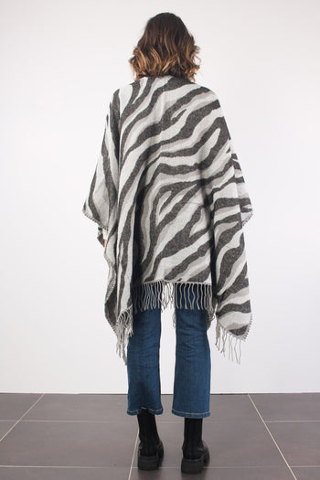 Poncho Jaquard Zebra - 2