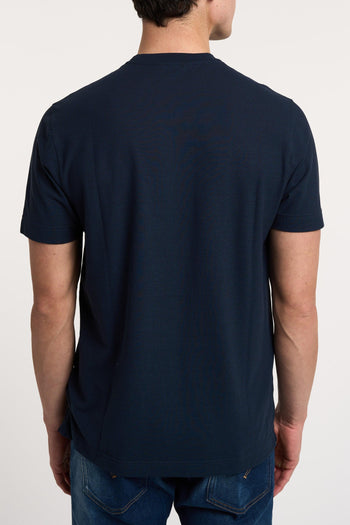 T-shirt 100% CO Blu - 4