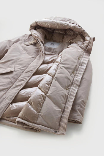 Arctic Parka Luxury Urban Touch Taupe Piumino Grigio - 8