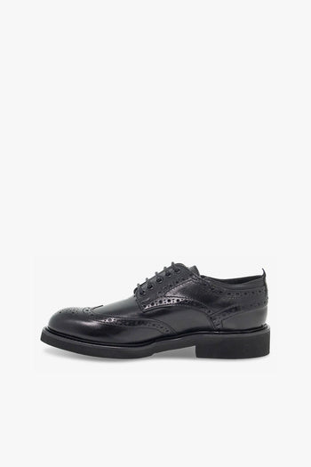 Scarpa bassa DERBY INGLESE in pelle nero - 3